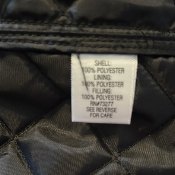 Croft & Barrow Women Black  Quilted Coat Size Small Petite - Picture 4 of 4